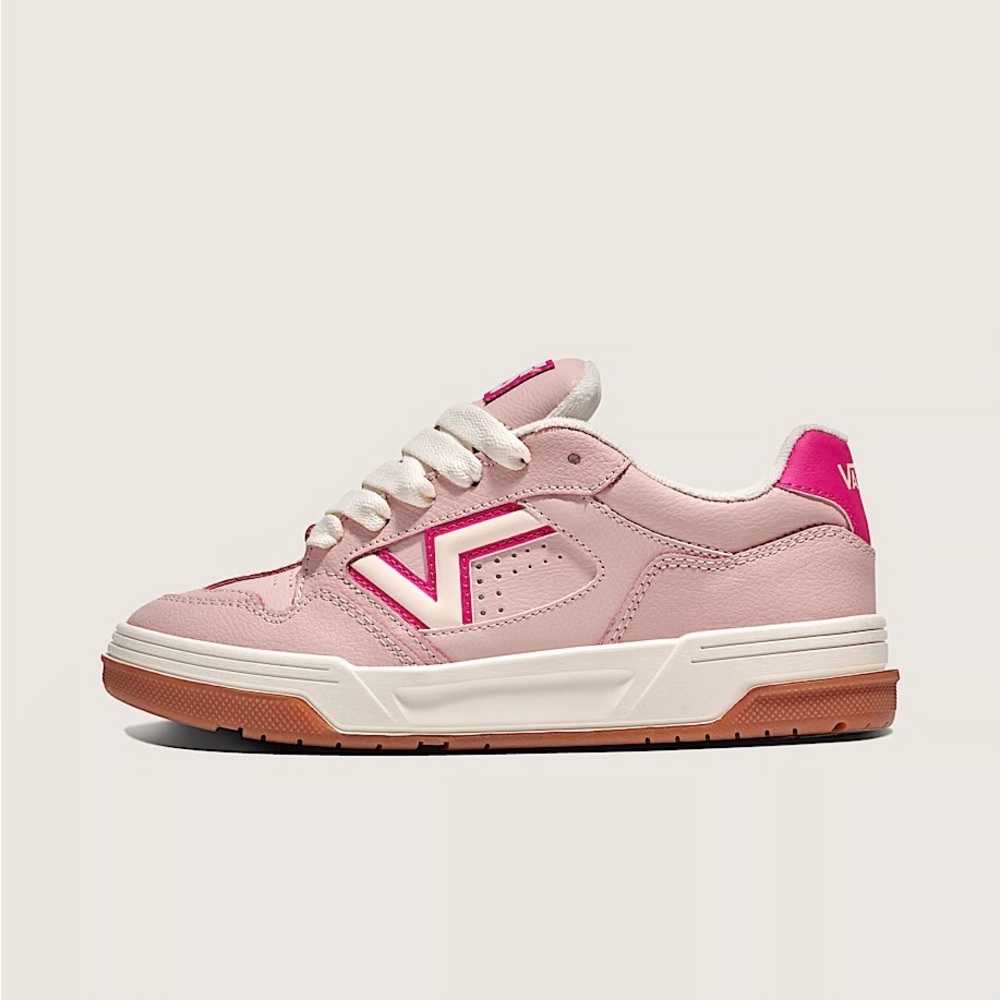VANS UNISEX PINK AND WHITE SNEAKERS SIZE:
 5 - men
6.5 - women - Picture 7 of 14